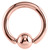 Rose Gold Steel Ball Closure Ring (BCR) - SKU 25124