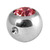 Titanium Clip in Jewelled Ball (for BCR) - SKU 25249