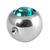 Titanium Clip in Jewelled Ball (for BCR) - SKU 25250