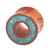 Organic Eyelet Tunnel Rengas Wood and Crushed Turquoise Stone (OE15) - SKU 25395