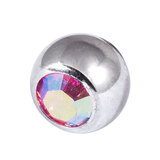 Steel Threaded Jewelled Balls 1.6x4mm - SKU 255