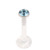 Bioflex Push-fit Labret with Titanium Jewelled Disk (3mm Disk) - SKU 25633