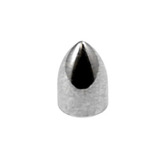 Titanium Threaded Attachments 1.2mm One Only: Bullet style TA22. Dimensions 4.3mm high, 3mm base.