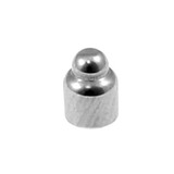 Titanium Threaded Attachments 1.2mm One Only: Bullet style TA24. Dimensions 4mm high, 3.3mm base.