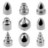 Titanium Threaded Attachments 1.2mm All 9 styles