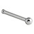 Steel Nose Bone - Ball - SKU 26032