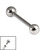 Titanium Internally Threaded Barbells 1.6mm - SKU 26052