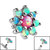 Steel Claw Set 8 Point Opal Flower for Internal Thread shafts in 1.6mm. Also fits Dermal Anchor  - SKU 26377