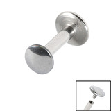 Titanium Internally Threaded Labrets 1.6mm - Disk 1.6mm, 10mm, Mirror Polish