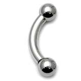 Steel Curved Bars 2mm to 4mm Gauge (PA Bars) 3.2mm, 16mm, 7mm, Internally Threaded