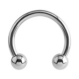Steel Circular Barbells (CBB) (Horseshoes) 1.2mm and 1.6mm 1.6mm, 23mm, 6mm