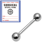 Sterile Steel Barbell 1.6mm - SKU 26643