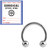 Sterile Steel Circular Barbells (CBB) (Horseshoes) - SKU 26676