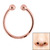 Surgical Steel Clip On Fake Piercing Septum Ring - Plain (Nose, Ear, Lip) - SKU 27569