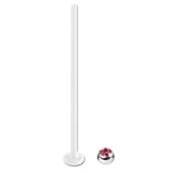 Bioflex Labrets with Titanium Jewelled Balls (formerly PTFE) 1.2mm, 25mm, 3mm, Pink.