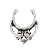 Sterling Silver Clip On Septum Rings SC6, 1.2mm, 7mm, One Ring only.