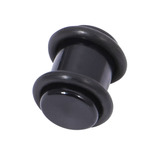 Acrylic Plug 1.6-10mm 2.5mm, Black
