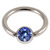 Steel Jewelled BCR 1.0mm Sapphire Blue / 8 - alternative image