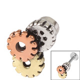 Steel Threaded Attachment - 1.2mm Steampunk - SKU 28227