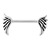 Vertical Angel Wings Nipple Bar - SKU 28243