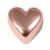 Rose Gold Steel Threaded Attachment - Heart 1.2mm - SKU 28245