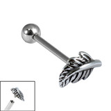 Titanium Internally Threaded Micro Barbells 1.2mm - Feather 1.2mm, 8mm