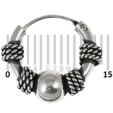 Sterling Silver Hoops - Earrings  H33-H43 - SKU 28412