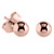 Steel Ear Stud Earrings with Ball - SKU 28540