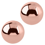 Rose Gold Steel Threaded Ball - SKU 28578