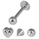 Multipack - Steel Labret and Attachments Set 1.2mm - SKU 28778