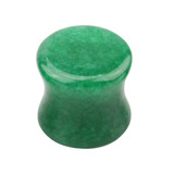 Jade Stone Double Flared Tapered Plug - SKU 28869