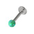 Steel Labret with Synthetic Opal Ball 1.2mm - SKU 28915