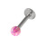 Steel Labret with Synthetic Opal Ball 1.2mm - SKU 28920