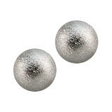 Steel Threaded Shimmer Balls 1.6mm 1.6mm, 5mm. Pack of 2 balls.