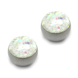 Steel Sparkle Balls 1.6mm 1.6mm, 6mm, Crystal AB (Pack of 2)