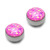 Steel Sparkle Balls 1.6mm 1.6mm, 6mm, Pink (Pack of 2) - alternative image