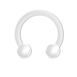 Bioflex Circular Barbells with Acrylic Balls (CBB) (Horseshoes) - SKU 29278