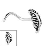 Steel Feather Nose Stud - SKU 29363