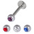 Multipack - Steel Jewelled Labret and Jewelled Balls Set 1.2mm gauge - SKU 29600