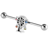 Steel Fairground Industrial Scaffold Barbell IND29 1.6mm, 32mm, 5mm, IND29 Fairground
