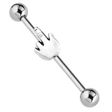 Steel Finger Industrial Scaffold Barbell IND32 1.6mm, 32mm, 5mm, IND32 Finger