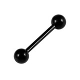 Black Steel Micro Barbells 1.2mm 1.2mm, 7mm, 3mm