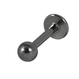 Black Steel Labret 1.2mm, 5mm, 3mm
