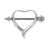 Heart Nipple Shield with Bar - SKU 29946