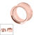 Rose Gold Steel Internal Thread Double Flared Eyelet - SKU 29967