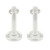 Acrylic Labret Retainers (Hide it) 1.2mm, 10mm, Pack of 2 - alternative image