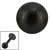 Black Steel Threaded Shimmer Balls 1.6mm - SKU 29996
