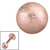 Rose Gold Steel Threaded Shimmer Balls 1.6mm - SKU 29997