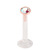 Bioflex Push-fit Labret with Rose Gold Steel Jewelled Top (3mm Disk) - SKU 30054