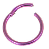 Titanium Hinged Segment Ring (Clicker) 1.2 and 1.6mm Gauge - SKU 30736
